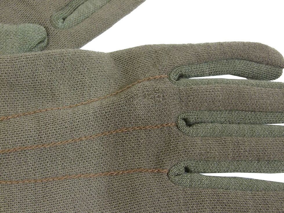 サムネイル： イタリア軍 ウール グローブ OD 新品デッドストック