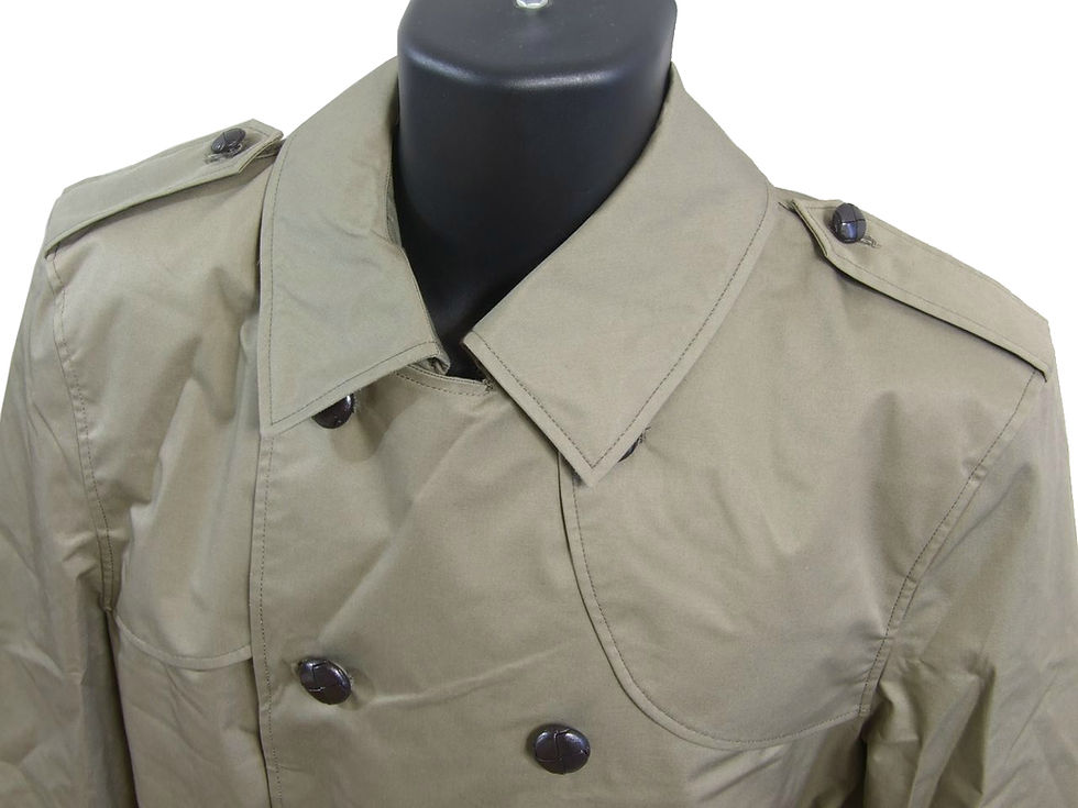 サムネイル： オランダ軍 レイン トレンチコート 【新品デッドストック】