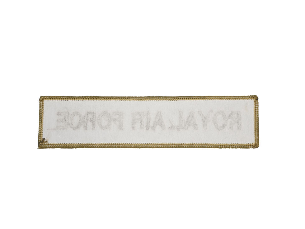 イギリス軍 RAF ロイヤルエアフォース パッチ カーキ