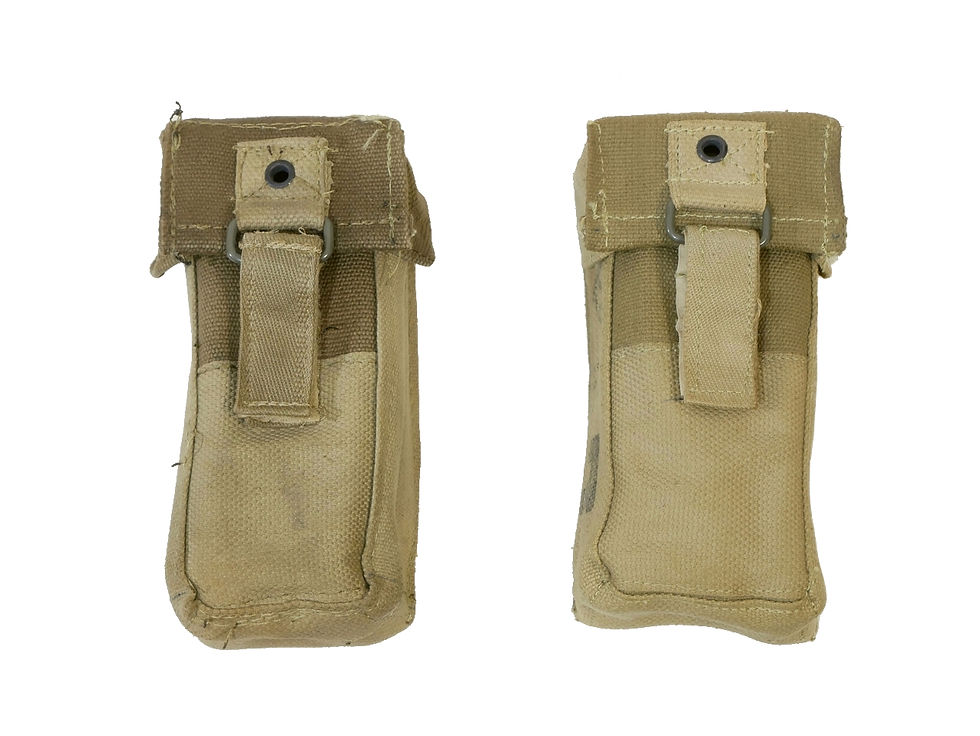 イスラエル軍 コットン ダブルマガジンポーチ 70~80's