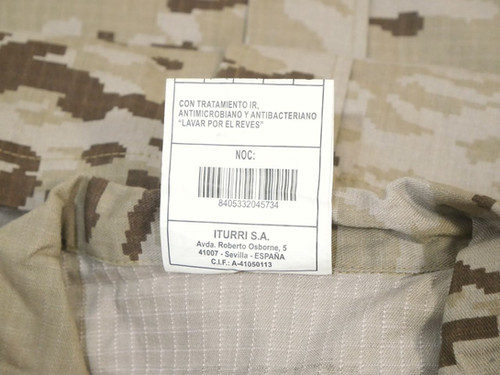 スペイン軍 海軍 フィールドジャケット コンバットジャケット M09