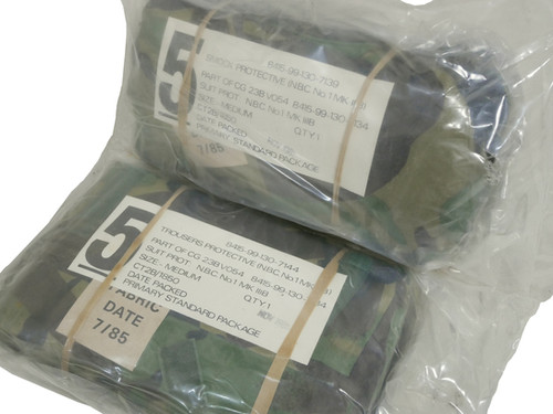 イギリス軍 MKⅢNBCスーツ上下セット(NBCブーツ＋