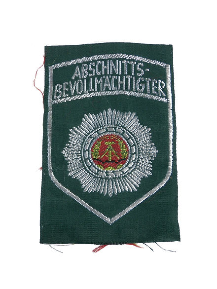 東ドイツ警察 ワッペン Abschnitts bevollmächtigter 地区警察 【新品 東ドイツ警察 ワッペン Abschnitts bevollmächtigter 地区警察 【新品
