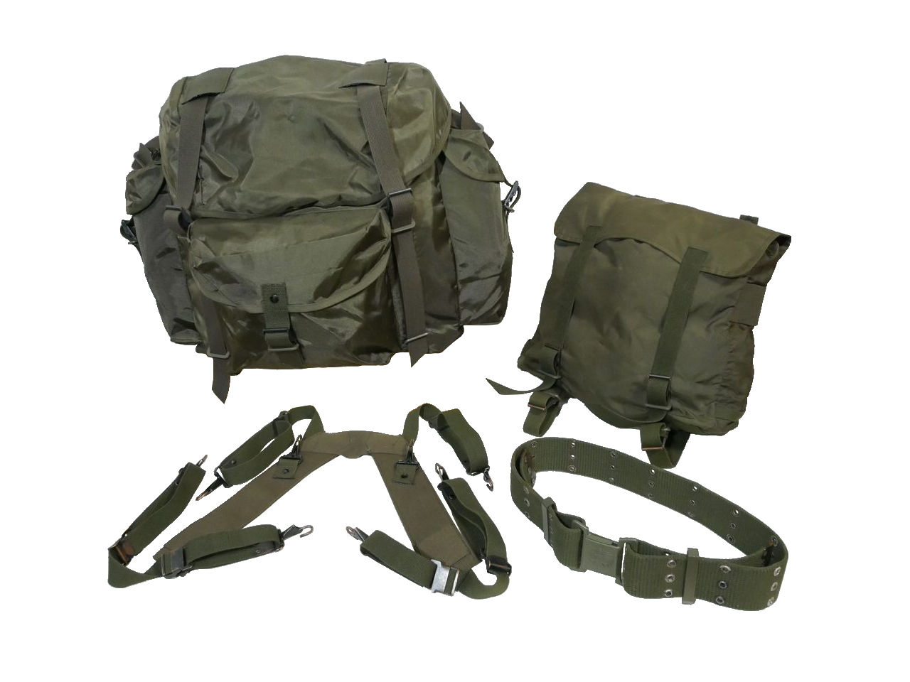 オーストリア軍 バックパックシステム 4PCセット OD