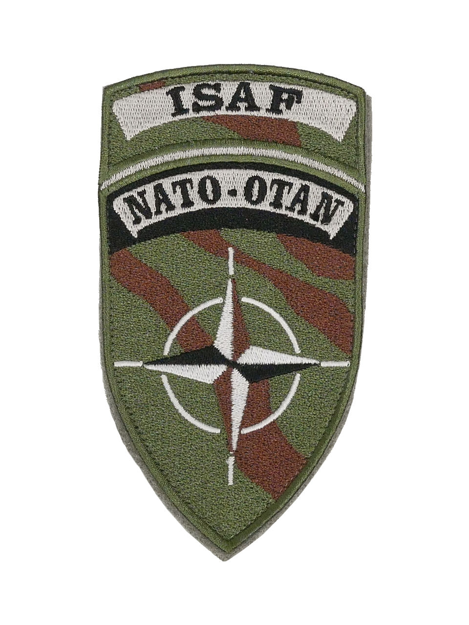NATO軍 ベルクロパッチ 国際治安支援部隊 ISAF