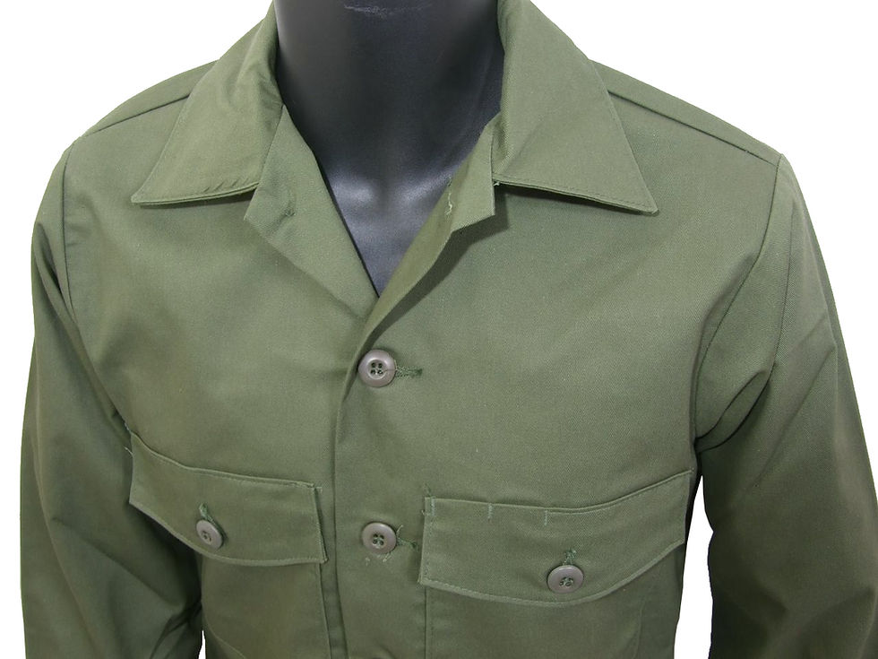 サムネイル： アメリカ軍 ユーティリティシャツ OG507 【新品デッドストック】
