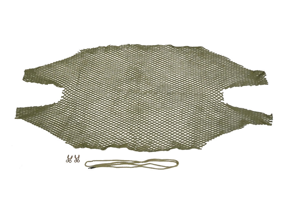 サムネイル： 国籍不明（英軍？蘭軍？） ヴィンテージ ヘルメット カバーネット OG 【新品B品デッドストック】