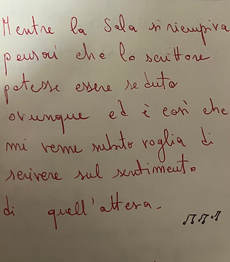 Pensieri trascritti da @nicholeamour prima di Abel Concerto dicembre 2024