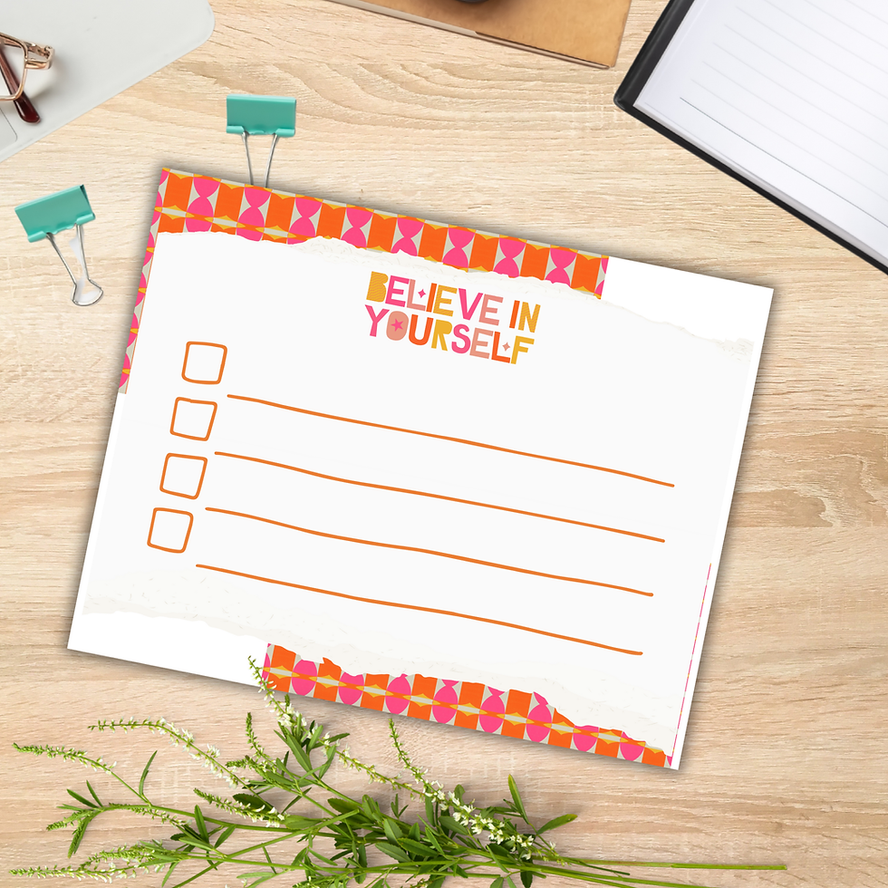 Thumbnail: Believe In Yourself stationery set