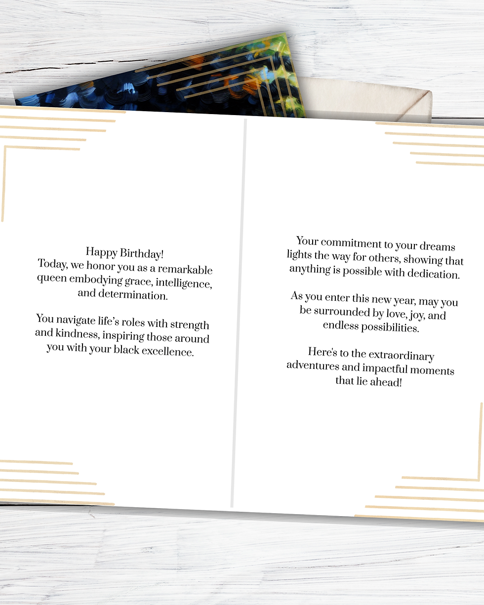 Thumbnail: African American Birthday Card