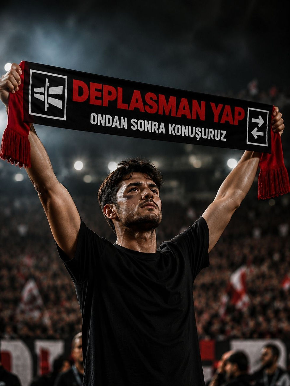 Küçük resim: Holar Hooligans Dokuma Taraftar Atkısı 140x20 - Deplasman Yap