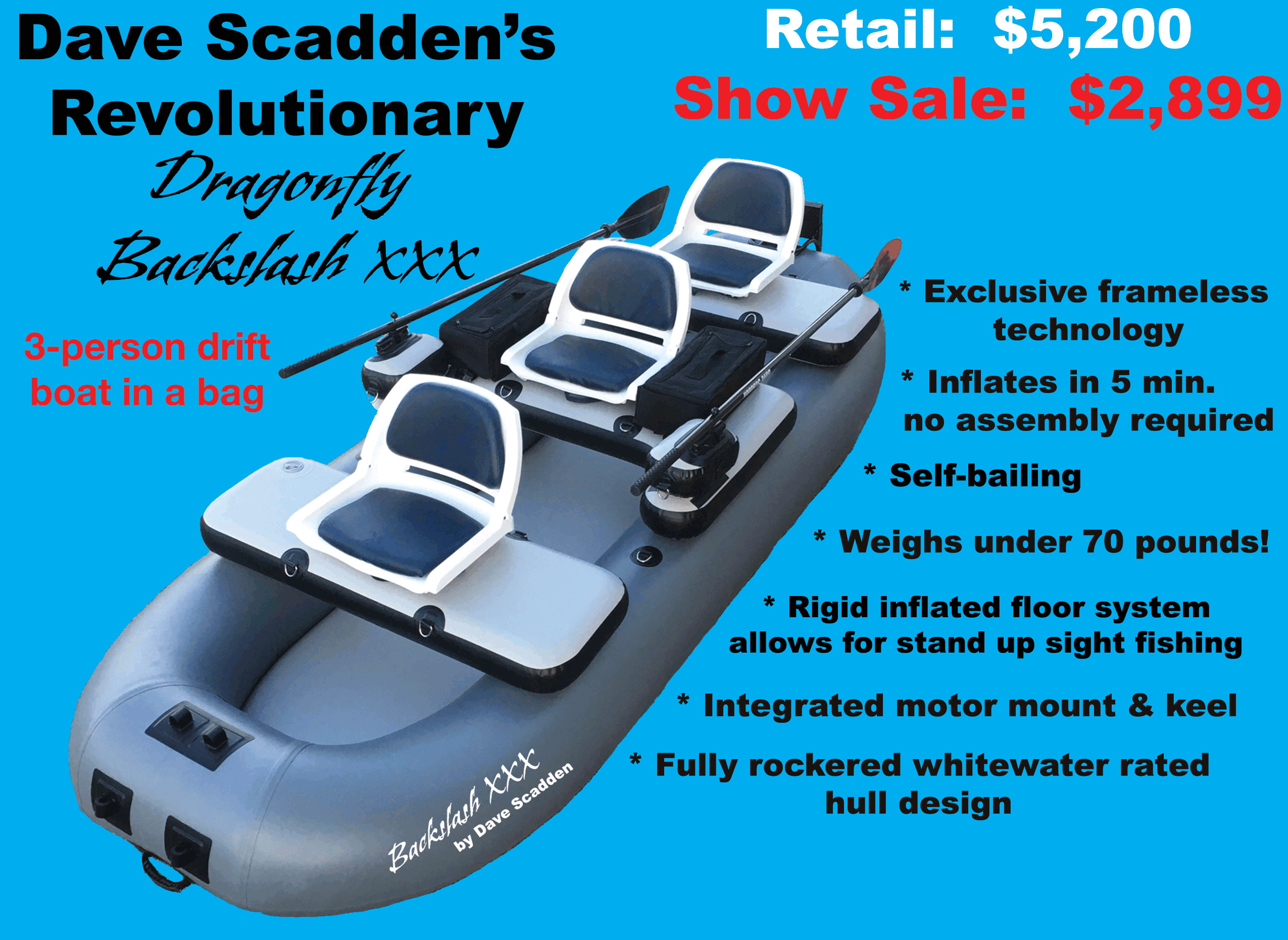 Scadden Packable Raft Dave Scadden Paddlesports Utah, Premium Inflatables, Lifetime Warranty