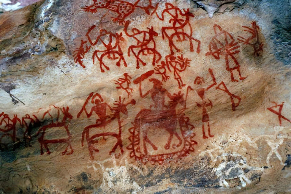 Bhimbetka cave paintings
