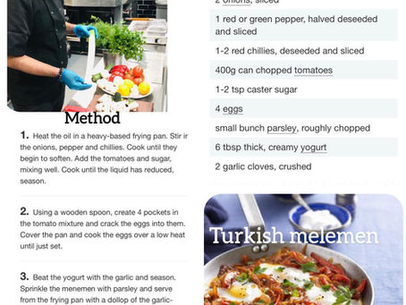 Turkish Menemen Recipe
