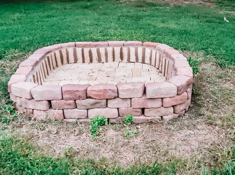 fire pit installation