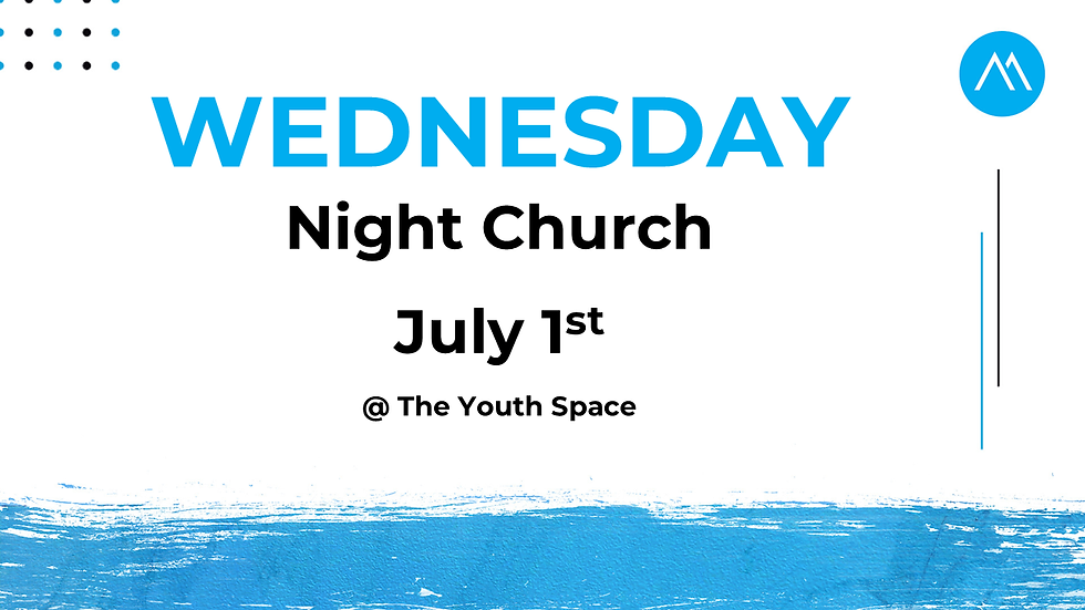 Momentum Church Wednesday Service