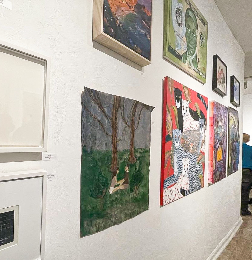 Showing my artwork "A Moment Together" in a group show at Van Der Plas gallery