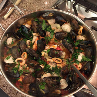 Chicken, Seafood and Chorizo Paella