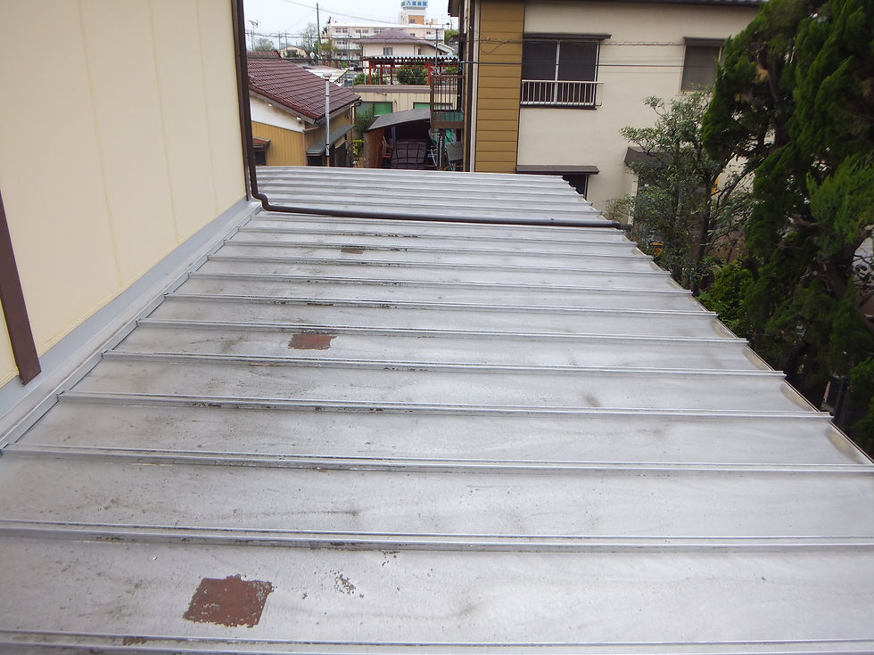 トタン(瓦棒)屋根塗装工事 施工前