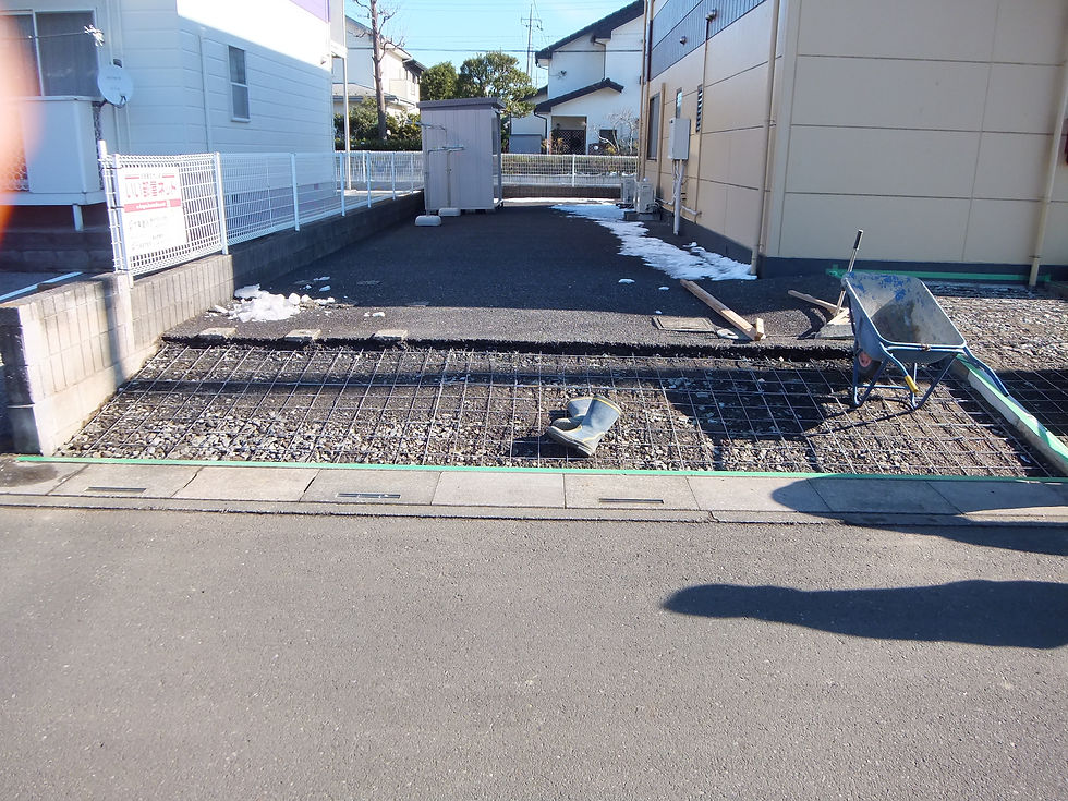 コンクリート下準備