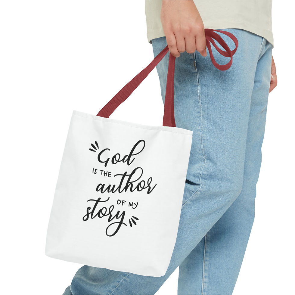 Thumbnail: God is the Author of my Story Tote Bag