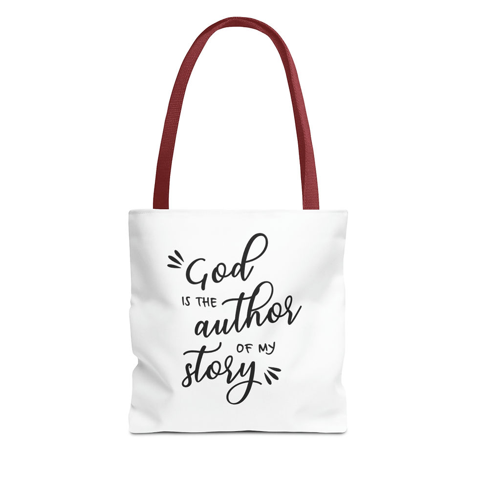 Thumbnail: God is the Author of my Story Tote Bag