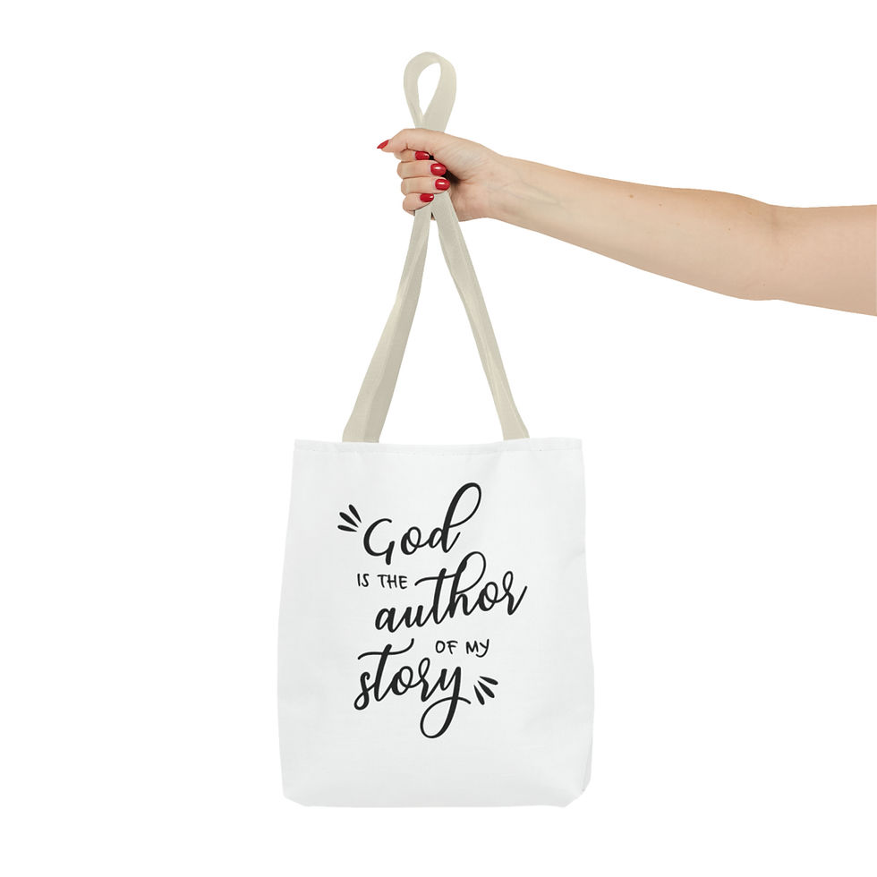 Thumbnail: God is the Author of my Story Tote Bag
