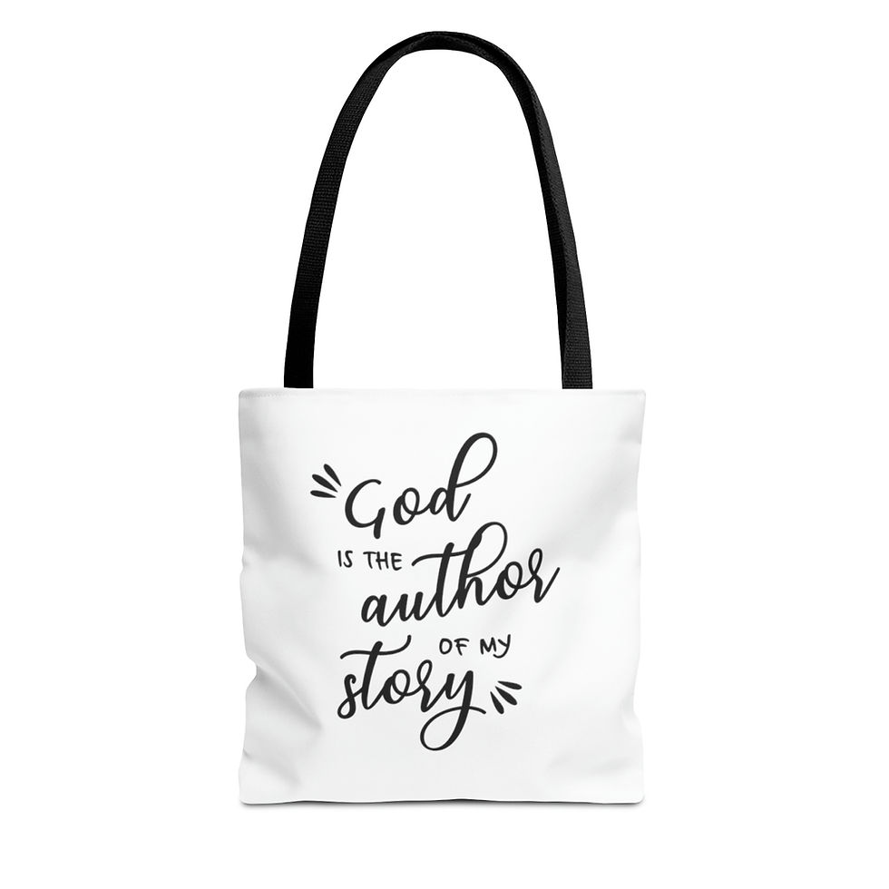 Thumbnail: God is the Author of my Story Tote Bag