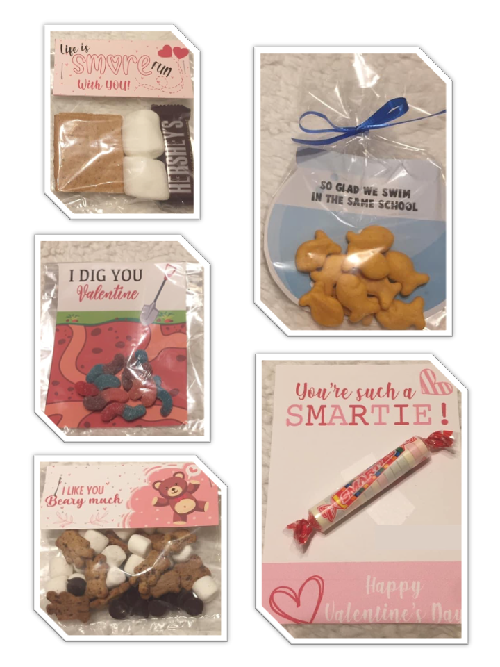 Thumbnail: Valentine's Day Favor Bags Printables