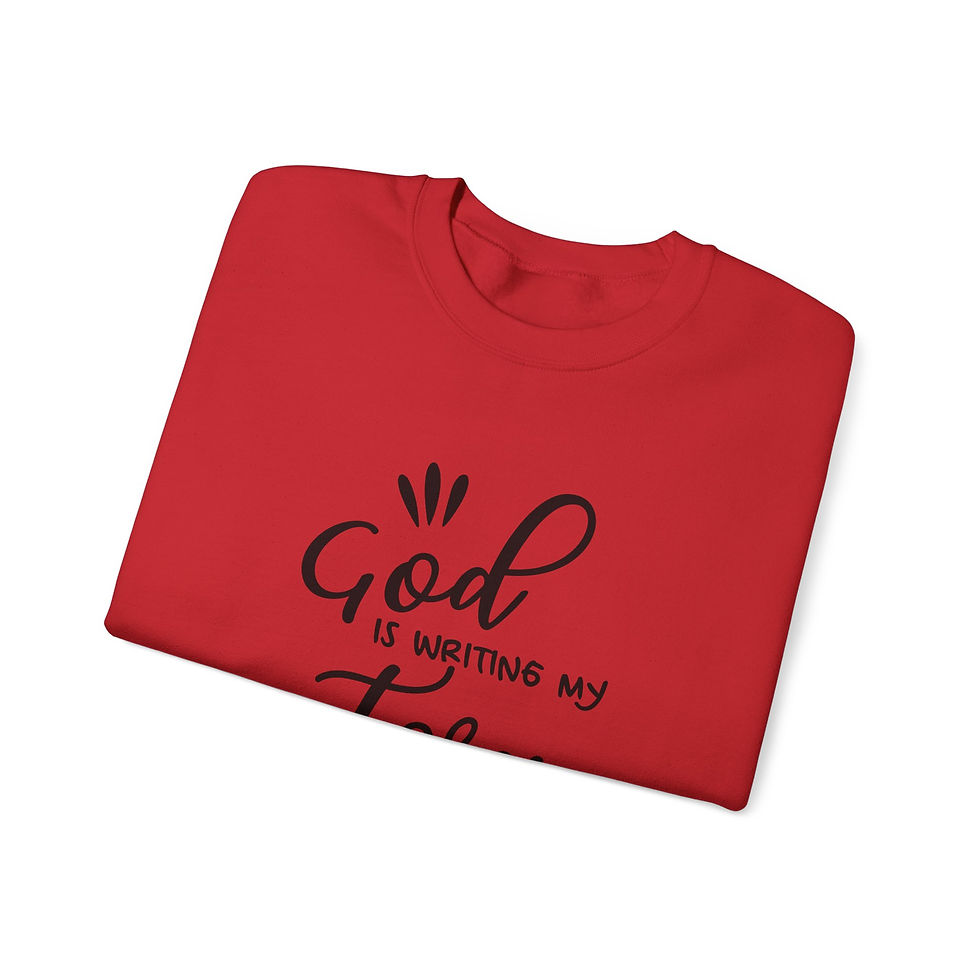 Thumbnail: God is writing my Story - Crewneck Sweatshirt