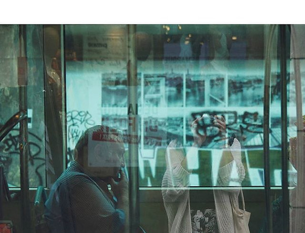 Connected Strangers. (Self-Portrait)