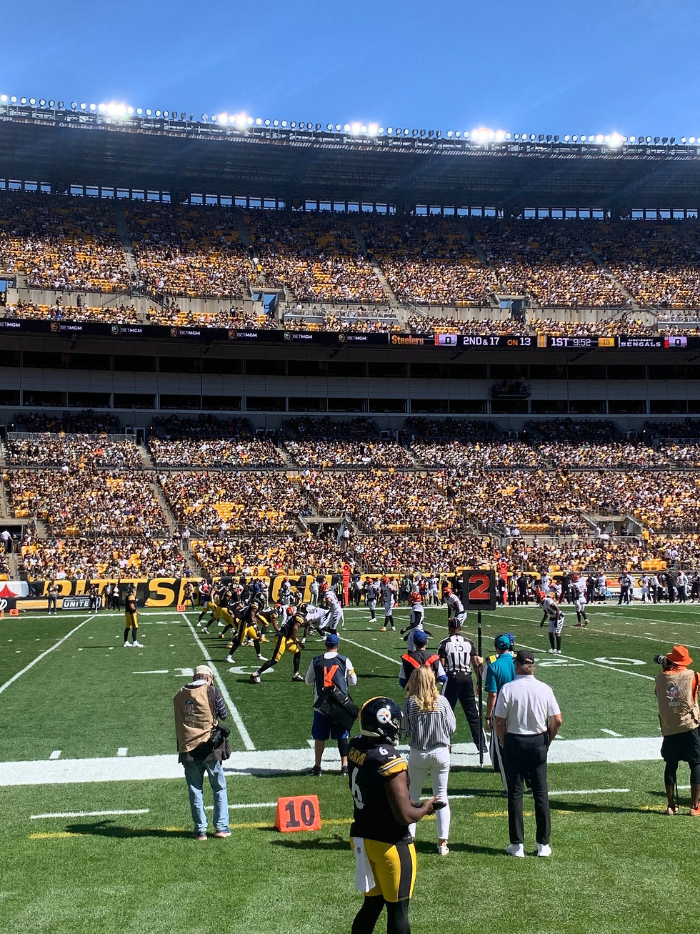 Our First Steelers Game