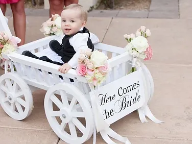 wagon for wedding ring bearer