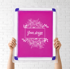 Reusable Glueless Self-Tensioning Screen Printing Frame