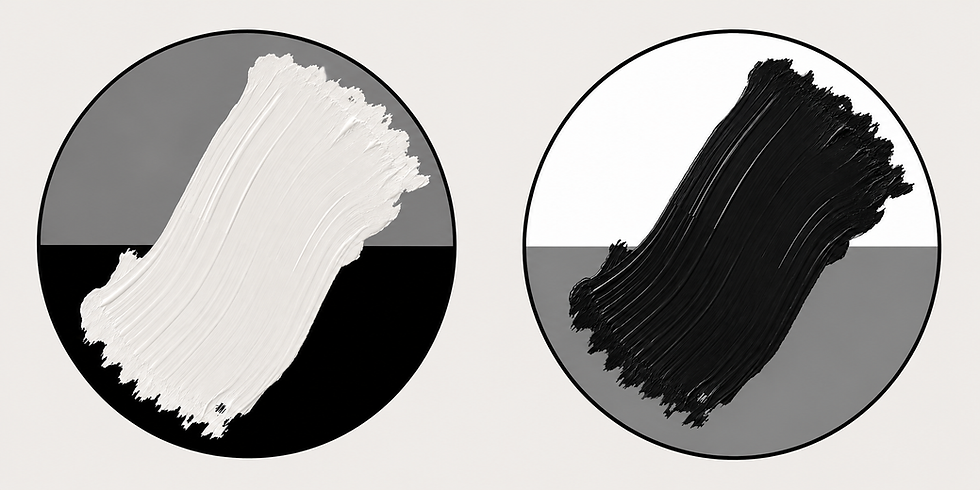 Thumbnail: BLACK & WHITE SET Perfectly Opaque Fabric Ink