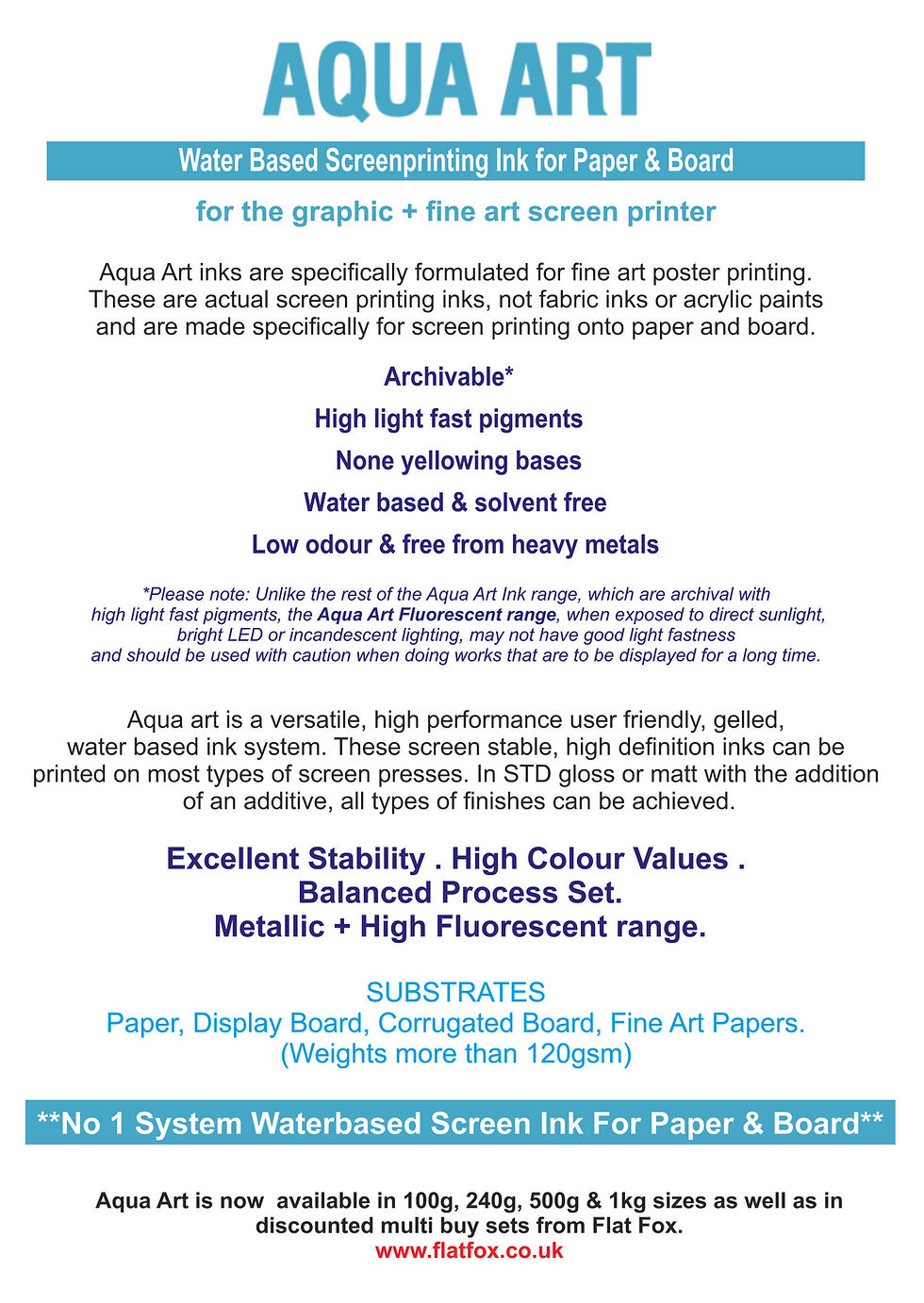 Thumbnail: aqua art brochure