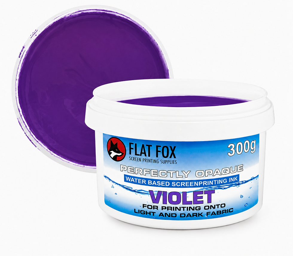 Thumbnail: VIOLET Perfectly Opaque Screen Printing Fabric Ink
