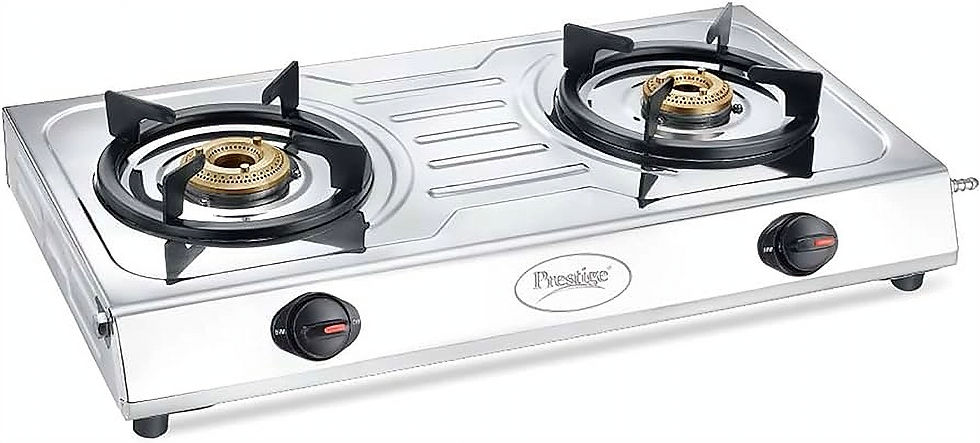 Prestige 2 Burner Stainless Steel Gas Stove -PRIME