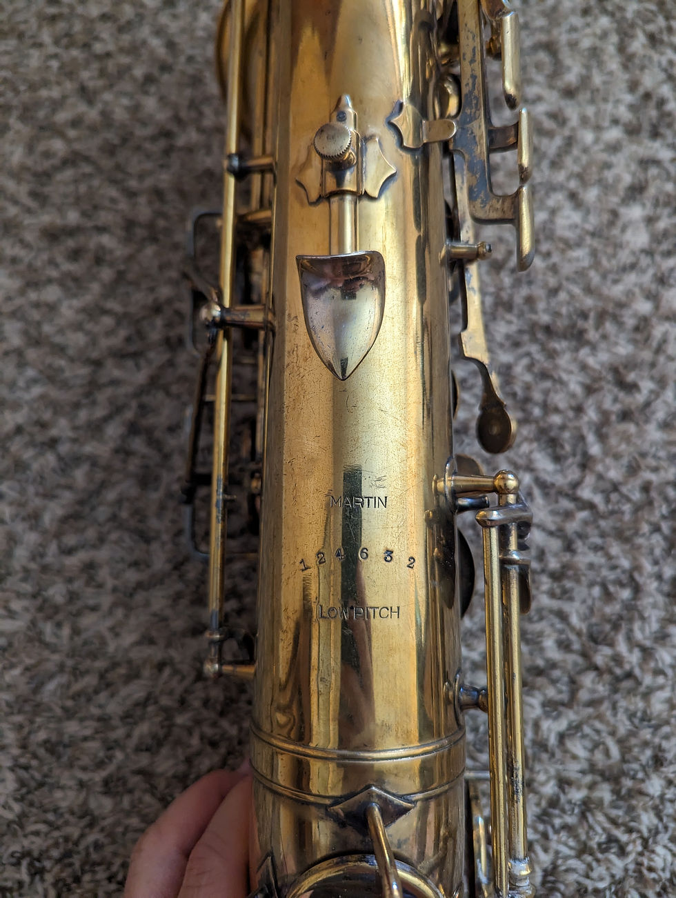 Thumbnail: Martin Gold Plated Committee I Tenor Saxophone SN:124632 Matching Neck & Body