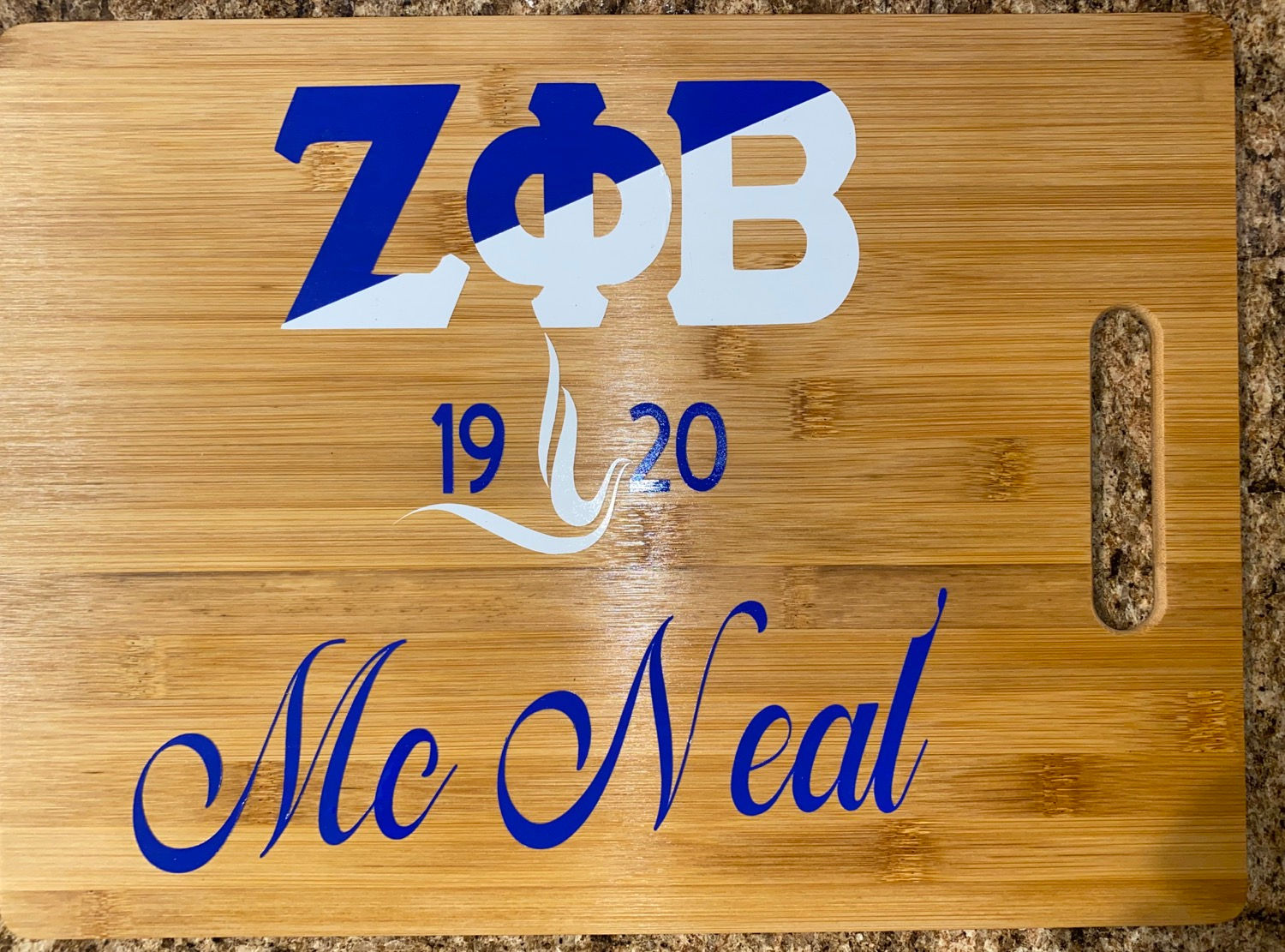 Personalized cutting board
