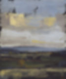 Mayo landscape II, oil on board, 15.5.12.7cm, 2017.