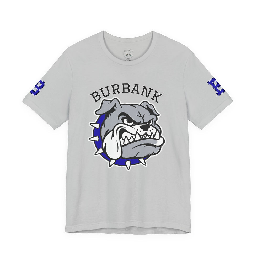 Thumbnail: Bulldog Mascot Paw Tee — School Spirit Short Sleeve T-Shirt