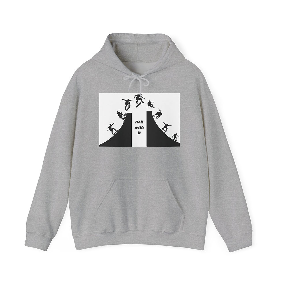Thumbnail: Skull Bandana Hoodie – “Can U Hear Me Now?” Graphic Pullover