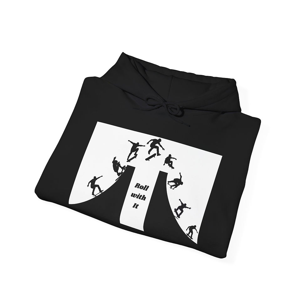 Thumbnail: Skull Bandana Hoodie – “Can U Hear Me Now?” Graphic Pullover