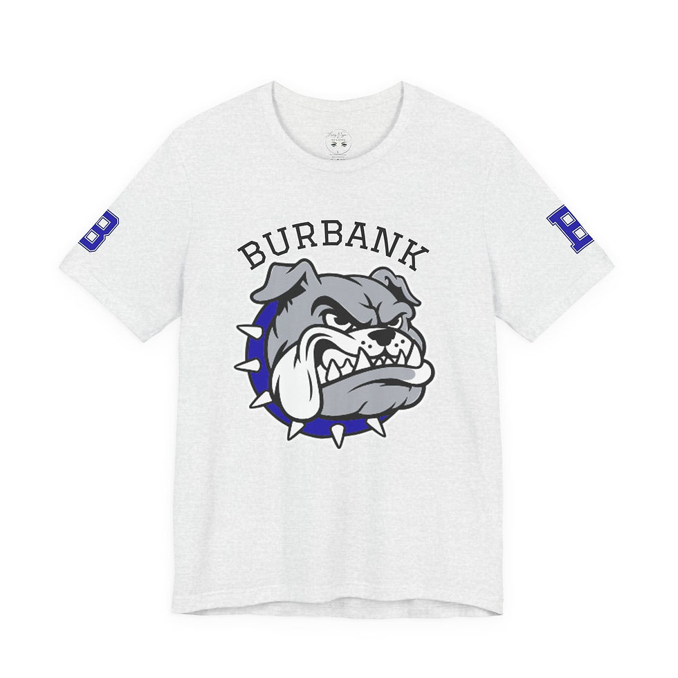 Thumbnail: Bulldog Mascot Paw Tee — School Spirit Short Sleeve T-Shirt
