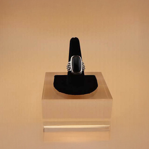 Bari Rind 925 Sterling Silver Ring – Genuine Black Onyx Stone | Bari Jewelry