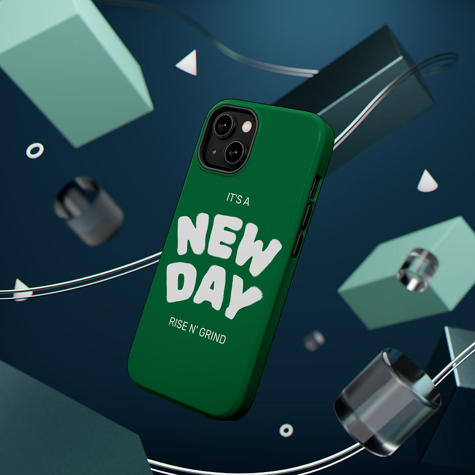 Thumbnail: Rise N Grind Magnetic Tough Phone Cases Dark Green
