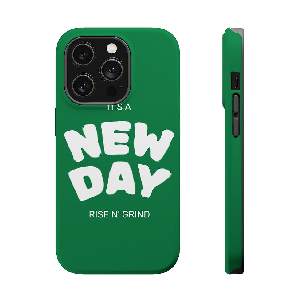 Thumbnail: Rise N Grind Magnetic Tough Phone Cases Dark Green