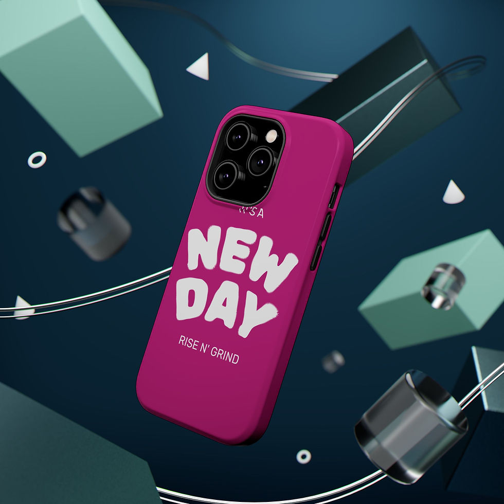 Thumbnail: Rise N Grind Magnetic Tough Phone Cases Pink