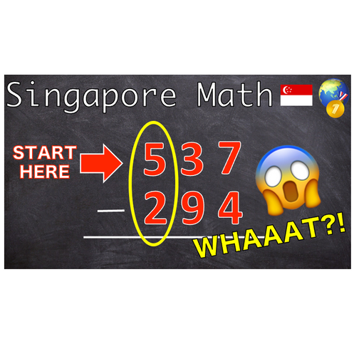 Singapore Subtraction 1 Fastest Mental Method Bridgemath